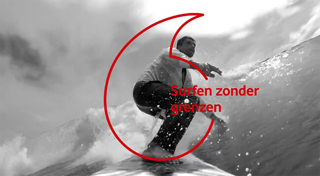 Surfen zonder grenzen bij Vodafone